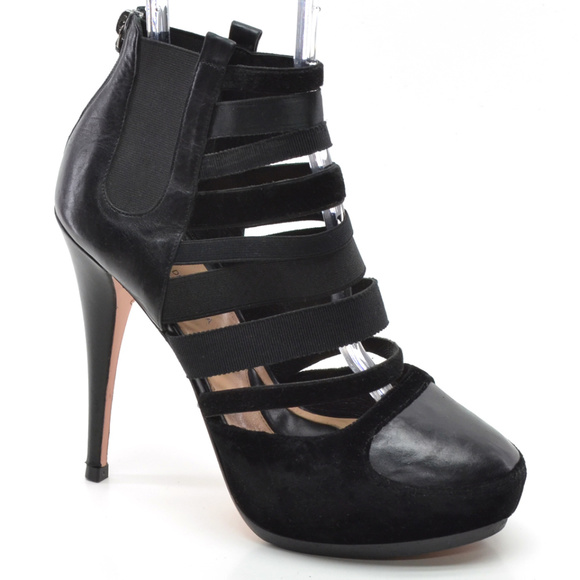Alessandro Dell’Acqua Caged Stiletto Booties 40